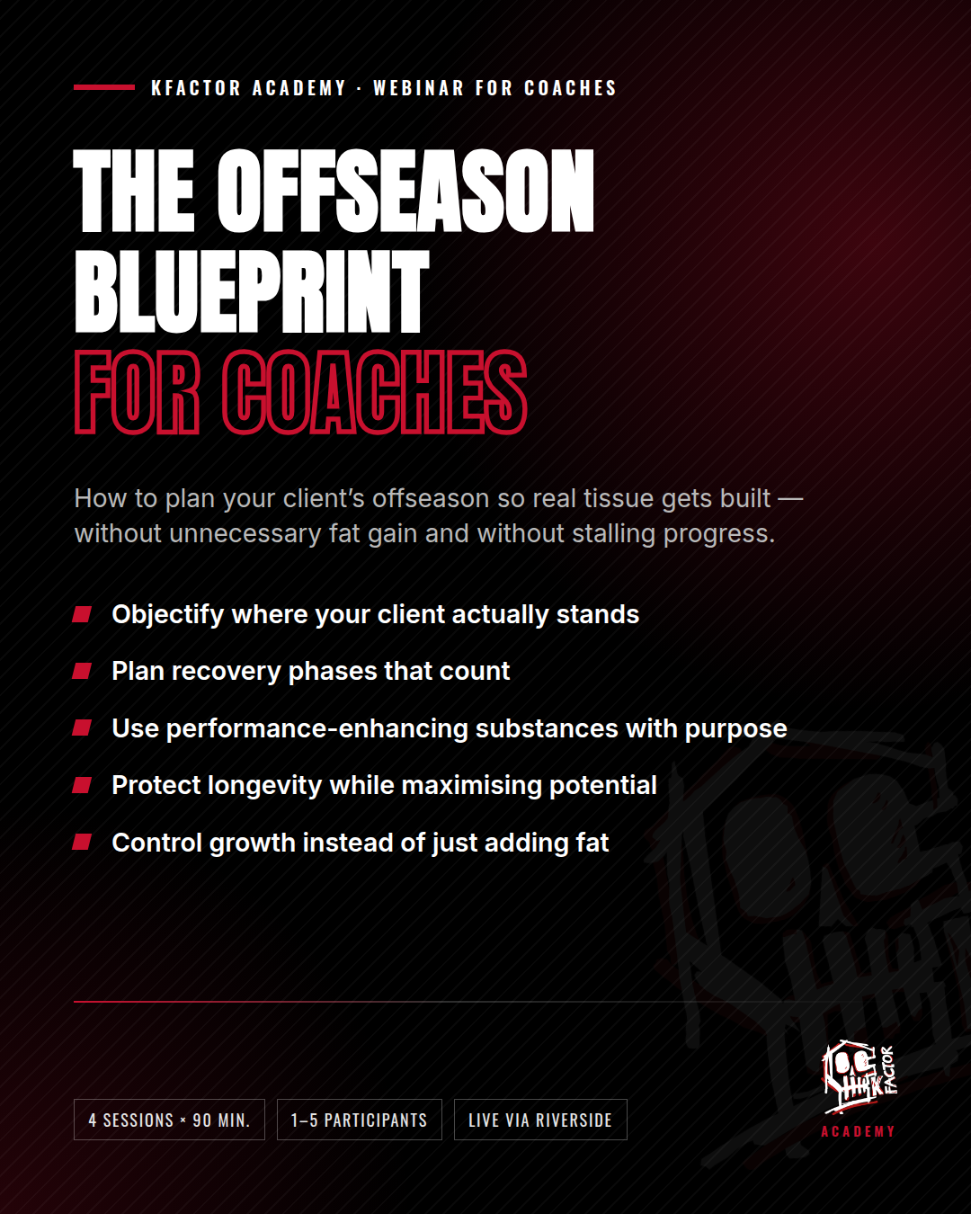 Offseason Planung für Coaches - Webinar