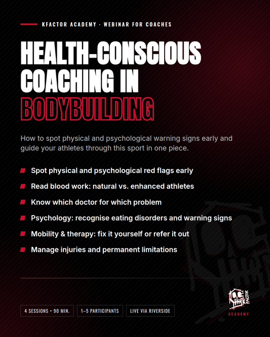 Gesundheitsbewusstes Coaching im Bodybuilding - Webinar